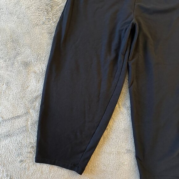 Daily Ritual Terry Cotton Modal Barrel Jogger Pants Black Women's MEDIUM - Picture 2 of 10